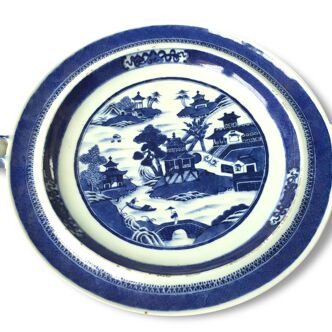 Hot plate XVXIII th century Chinese porcelain