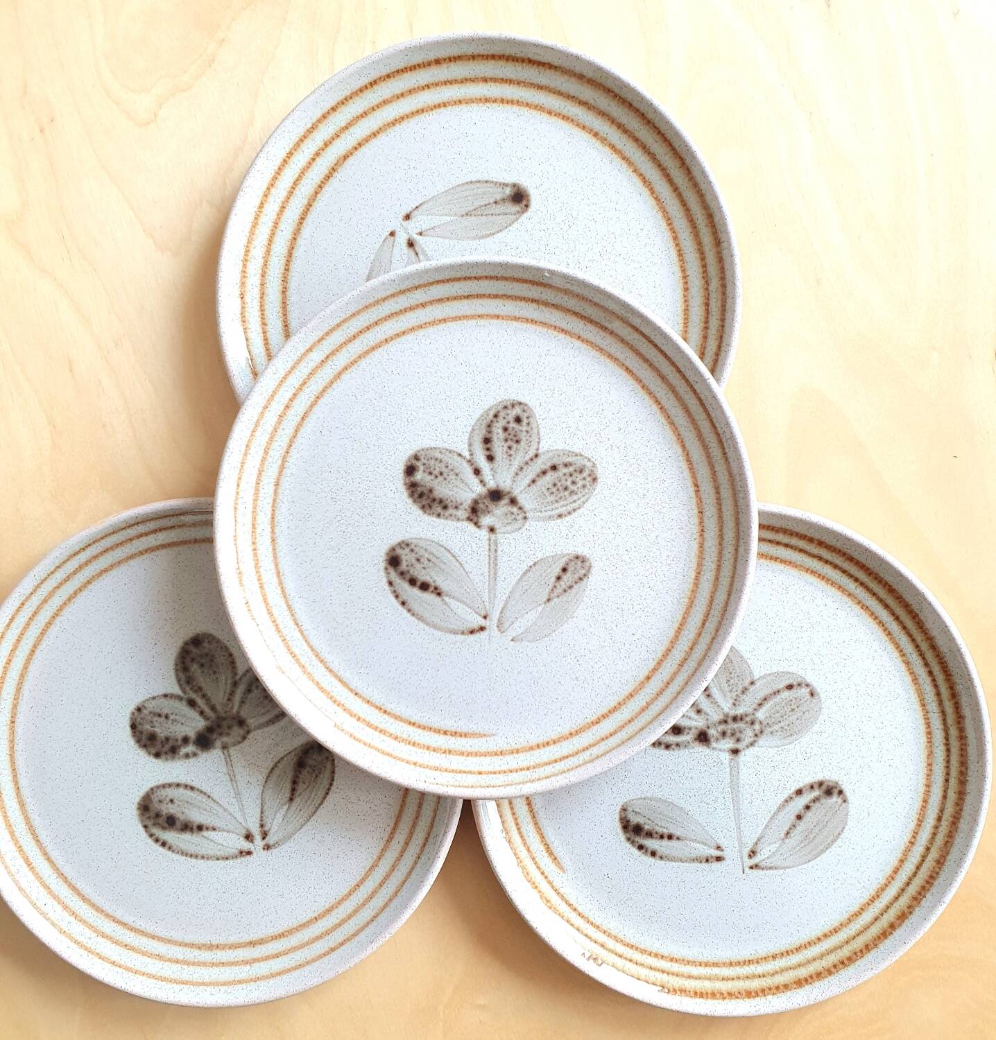 Vintage Sarreguemines dessert plates