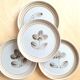 Vintage Sarreguemines dessert plates