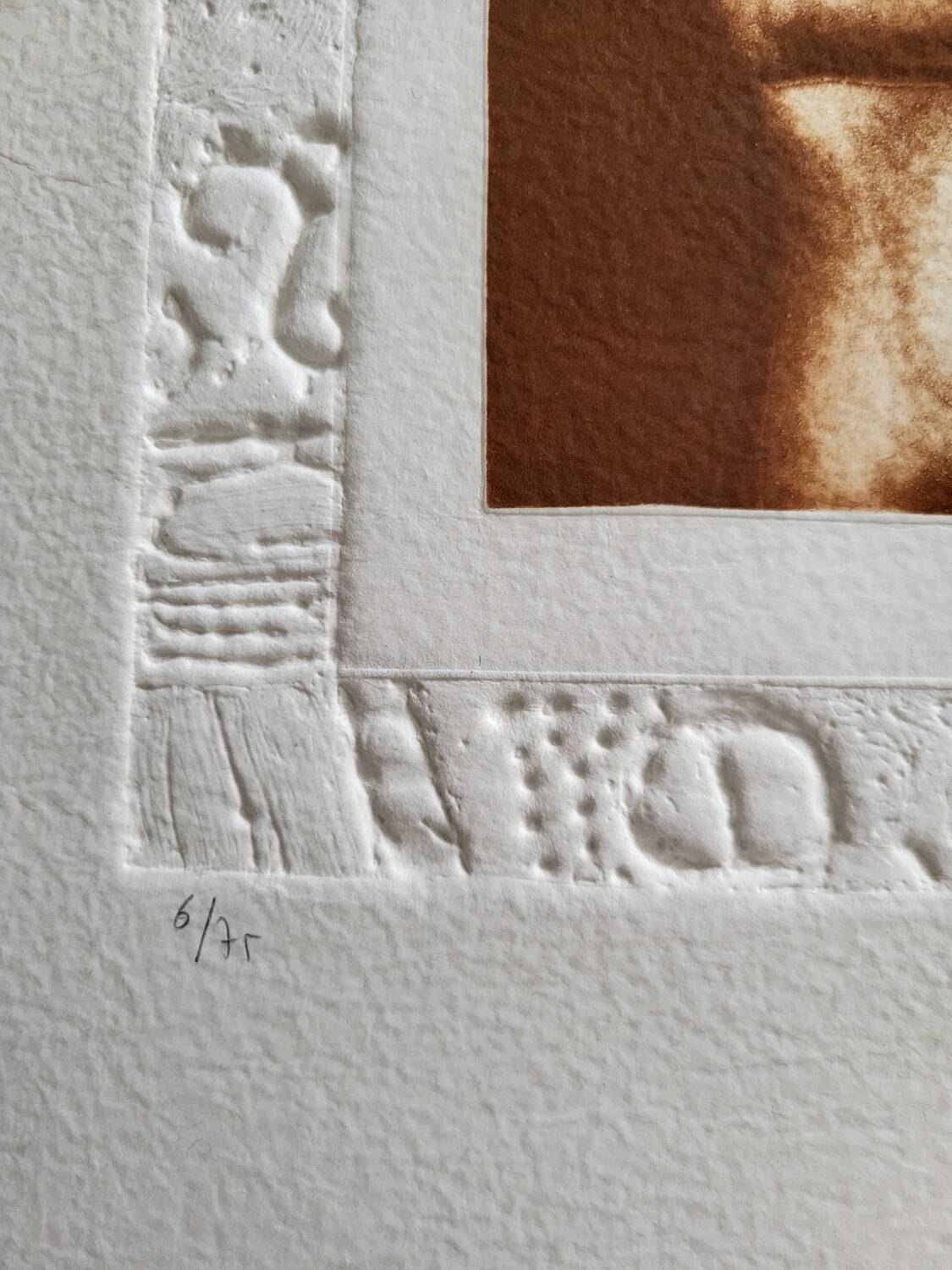 Lithographie Alain Soucasse :       Nu II