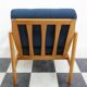 Walter knoll relax armchair 1960s in blue fabric