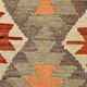 6x11 Geometric Pattern Turkish Vintage Kilim Rug, 172x346Cm