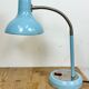 Blue Industrial Gooseneck Table Lamp, 1960s