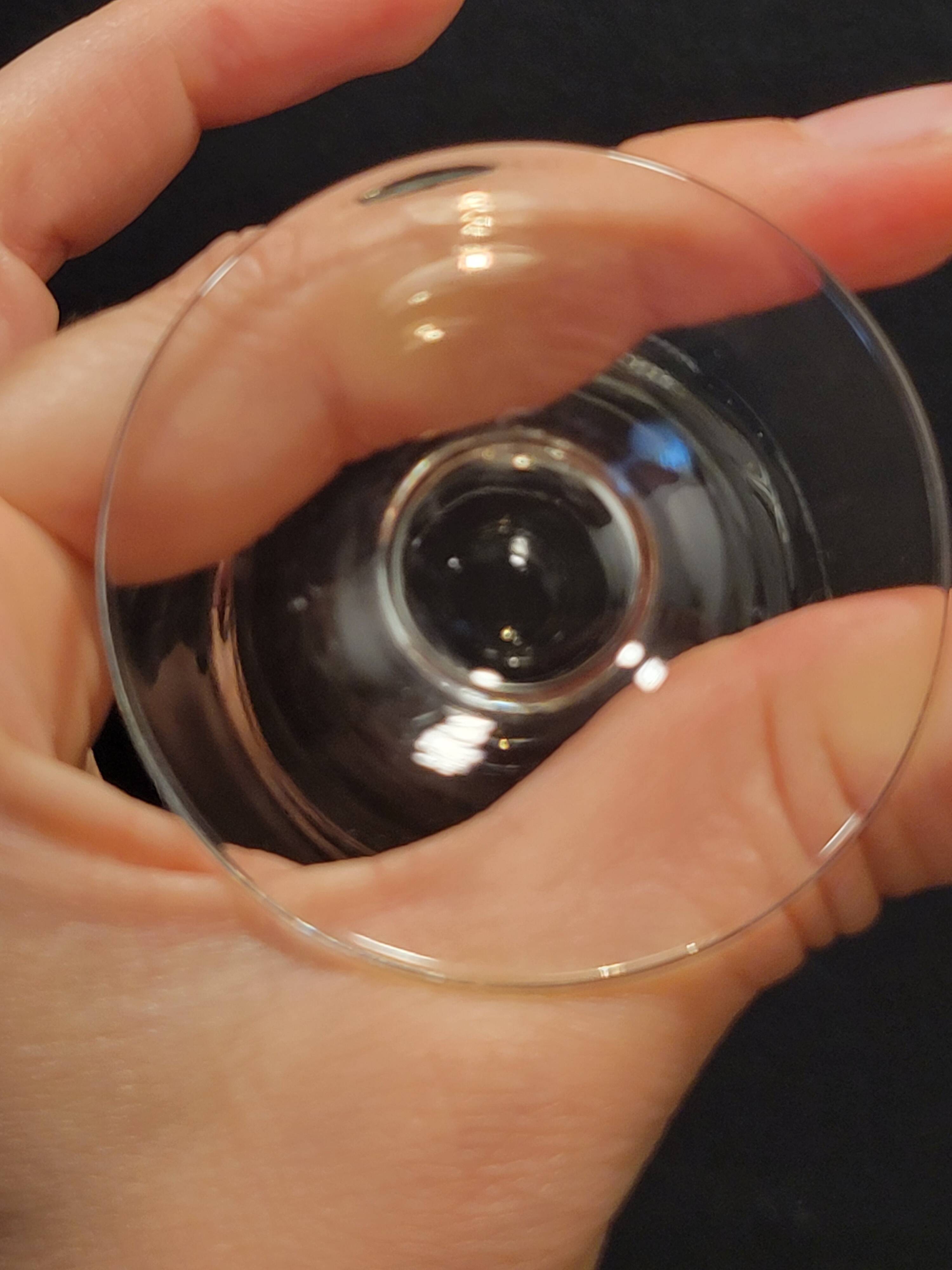 6 anciens verres à liqueur en cristal gravé ciselé art déco