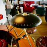 VINTAGE “Z” LAMP IN BRASS AND LACQUERED STEEL BY LOUIS KALFF 1960