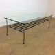 Mid Century glass top table
