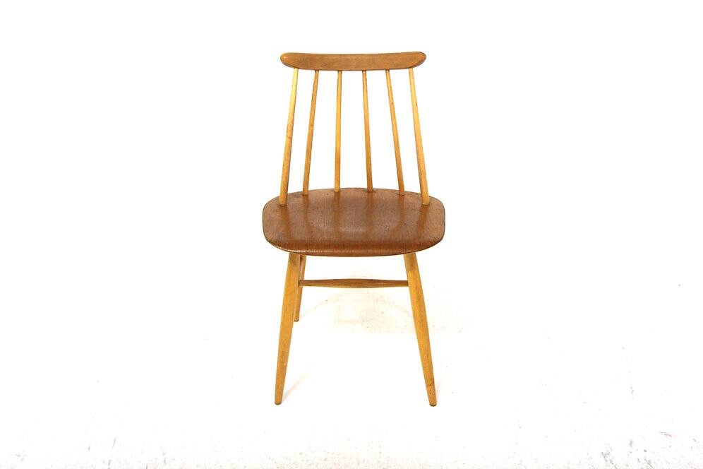 Set of 4 "Fanett" teak chairs by Ilmari Tapiovaara, Sweden, 1960