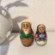 Vintage couple Russian dolls