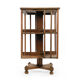 Wooden swivel library
