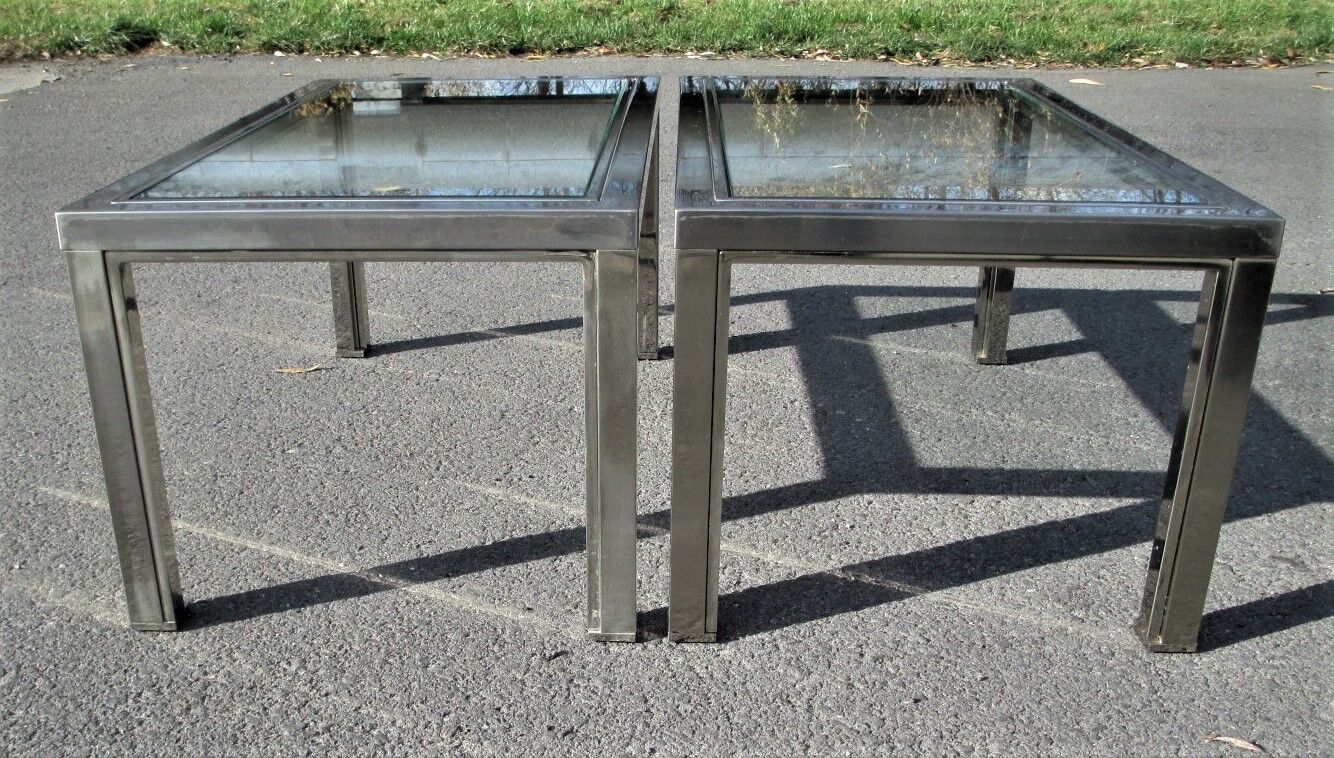 Set of three coffee table, italy, 1970s