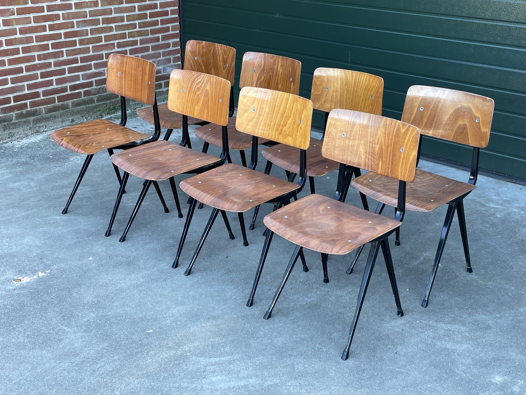 Result Chair by Friso Kramer for Ahrend De Cirkel, 1970 in black