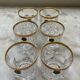 Set of 6 RCR lead crystal whisky glasses, 24% ABV, Italy