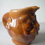Old anthropomorphic pitcher Vins Fins Brocard Pichot jug bistro estaminet