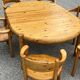 Fauteuils et table de salle à manger Rainer Daumiller