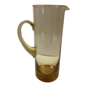Orangeade pitcher from the 70s, in smoked glass