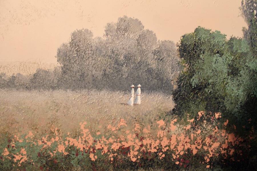Large Oil On Canvas By Lee Reynolds (1936-2017)