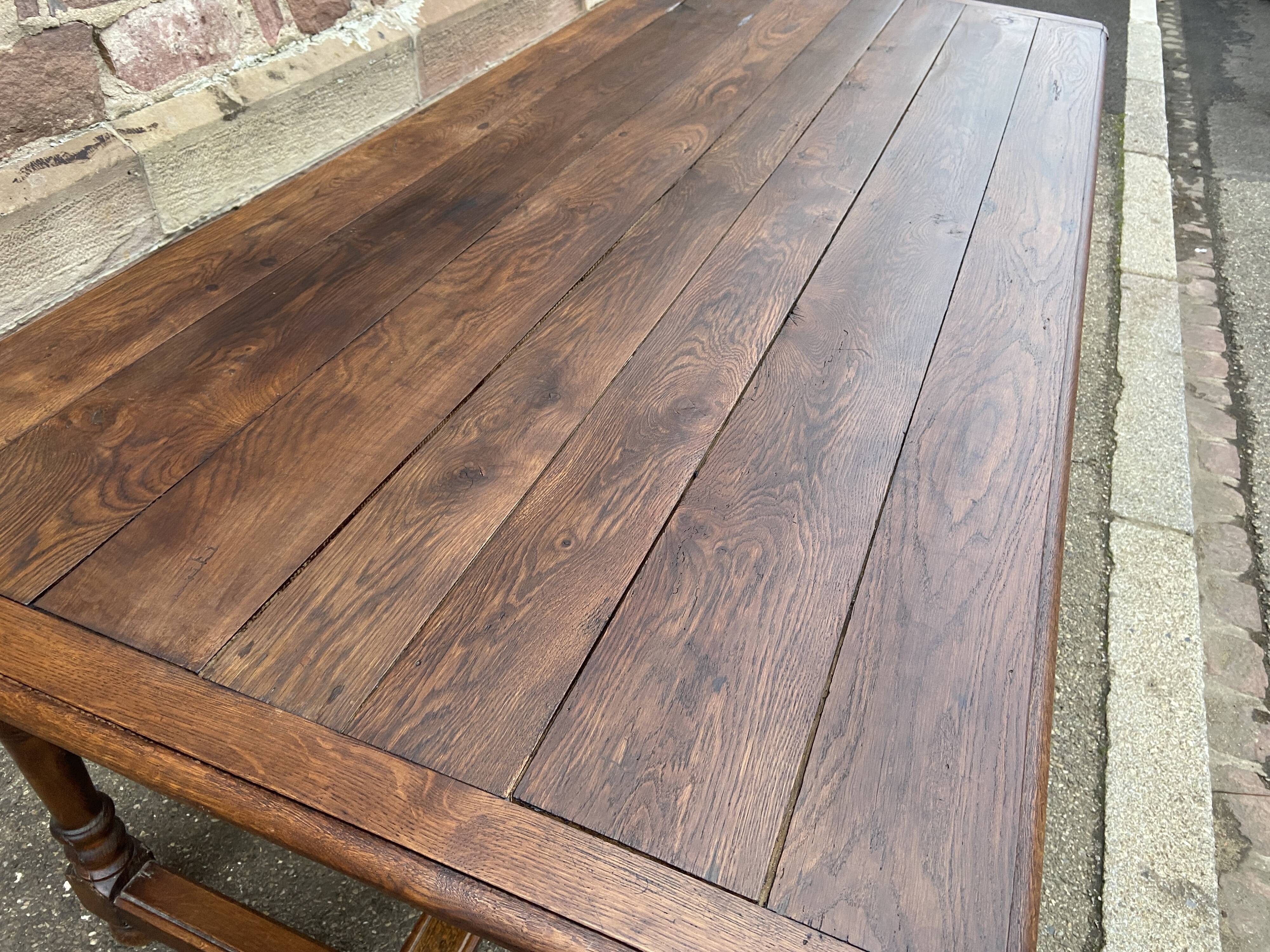 1900 oak farmhouse table