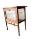 Vitrine / meuble à thé / meuble vitrine vintage en bois