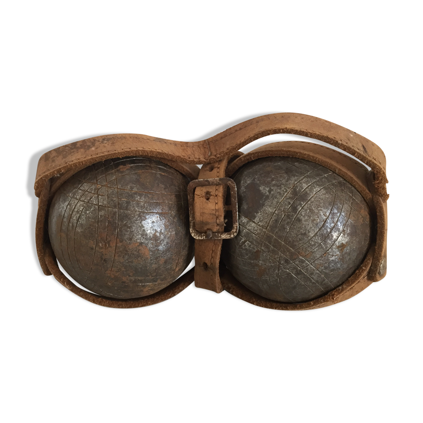 Vintage petanque balls, 1950