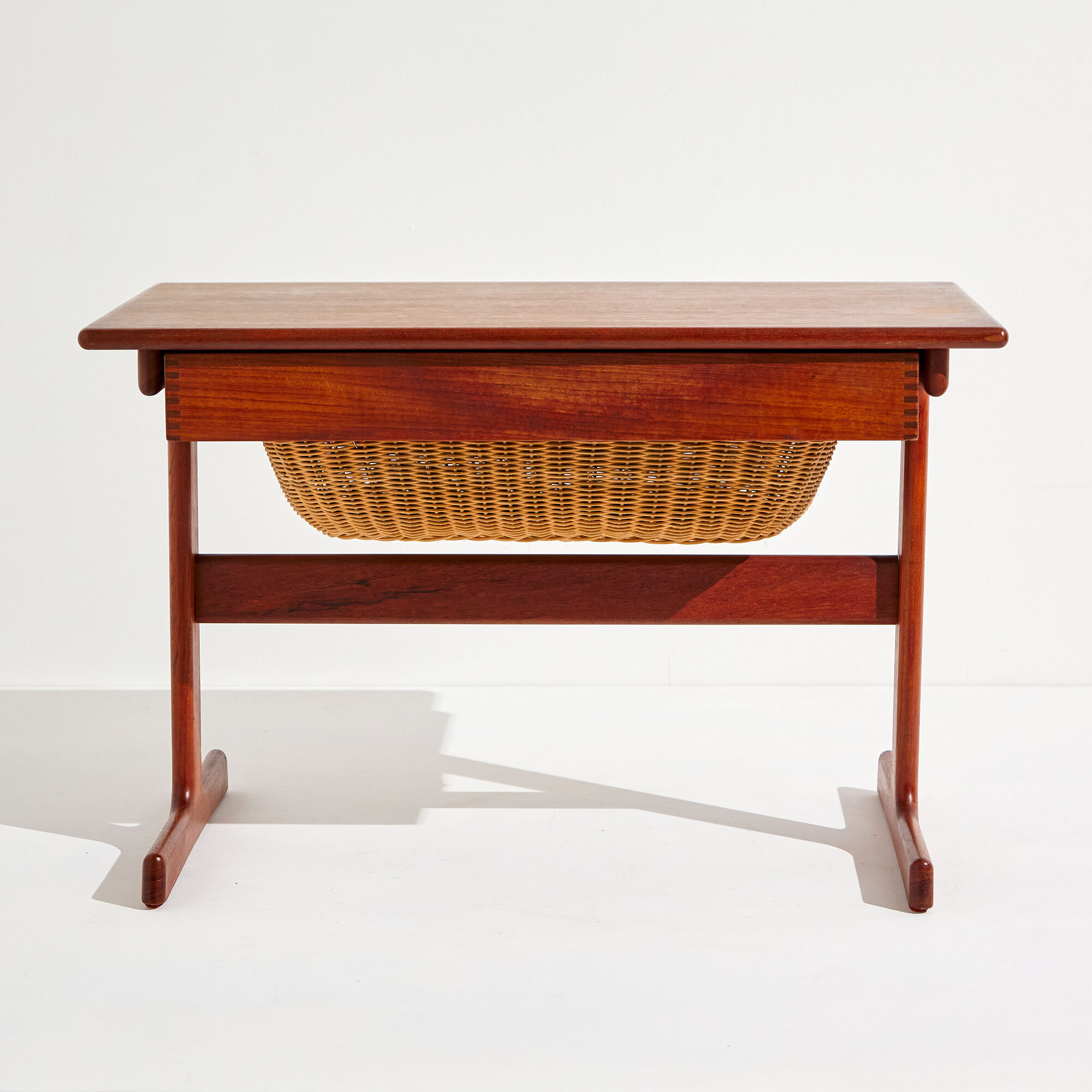 Teak sewing table by kai kristiansen for vildbjerg møbelfabrik mk9364