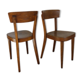 Pair of vintage Fischel bistro chairs