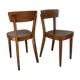 Pair of vintage Fischel bistro chairs
