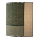 Small blonde wall light - shades of green