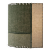 Small blonde wall light - shades of green