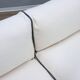 Vintage 3-seater sofa by Marzio Cecchi in ribbed leather 1970s