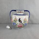 XXL ball vase in Quimper HB earthenware