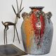Vase céramique d'art Claudio Pulli Italie 1970