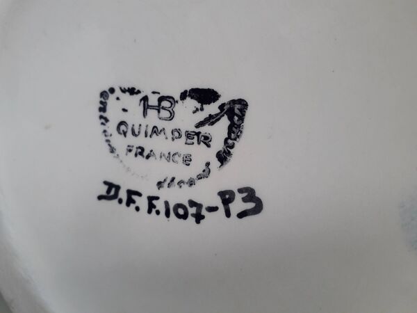 Grand vase HB Henriot Quimper