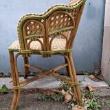 Vintage rattan lounge