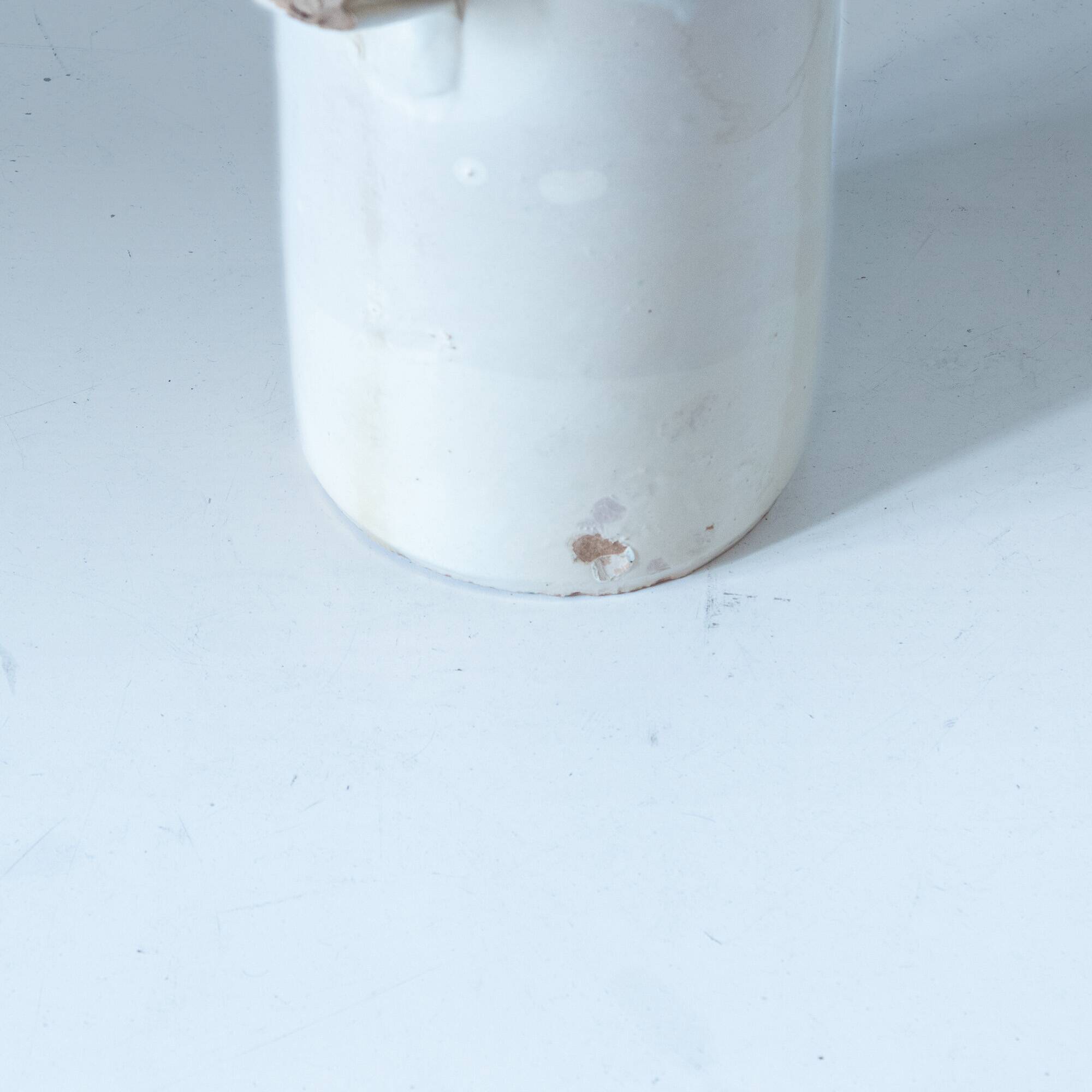 Antique Handmade Ceramic Vases, Set of Three, Italy 1900 circa