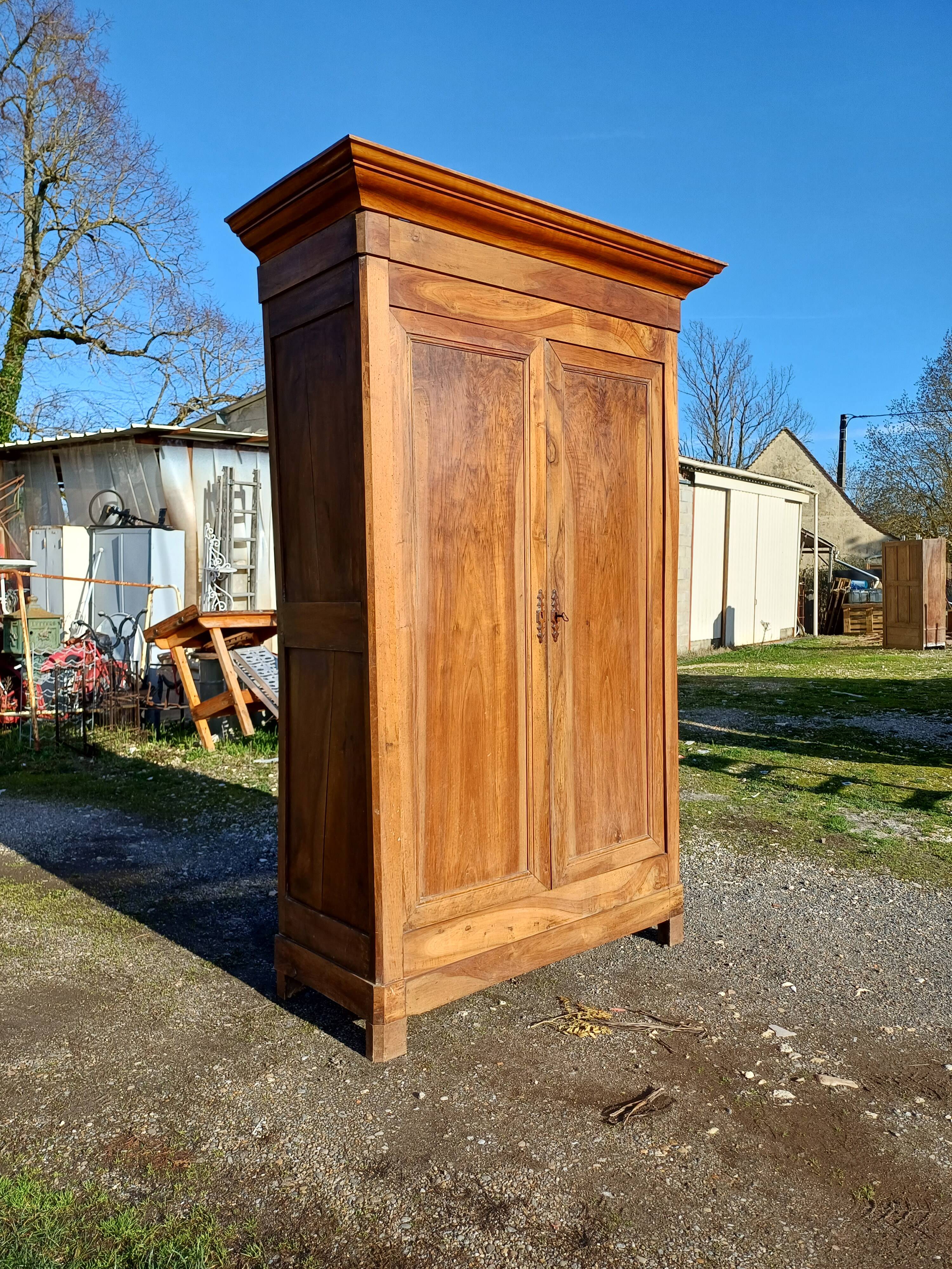 Louis Philippe 19th Walnut Wardrobe