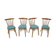 Set of four dining chairs by Tatra, Czechoslovakia 1960