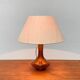 Mid-century Danish glass table lamp by Holmegaard