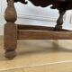 Vintage footrest - Vintage flower stand - Small low wooden stool