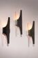 Mid-Century Silver Wall Lamp by Wilhelm Braun Feldweg – Doria Leuchten, Ger