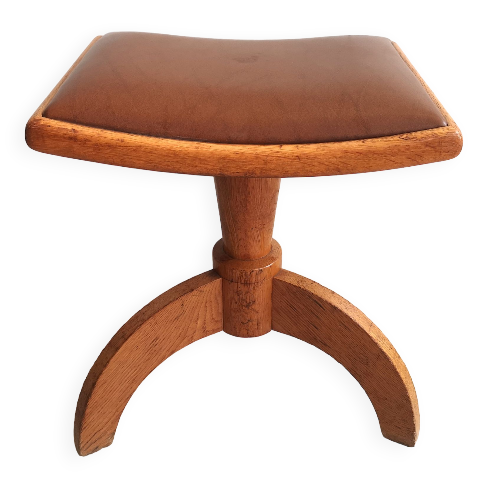Mid-century swivel piano stool or dressing table seat by reiner modell, 1960s