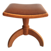 Tabouret de piano pivotant ou siège de coiffeuse du milieu du siècle par Reiner Modell, 1960