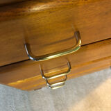 Blond wood chest of drawers circa 1960