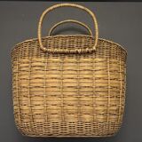 Vintage straw basket