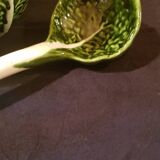 Old “cabbage” tureen with ladle.