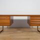 Teak Model 70 Desk by Kai Kristiansen for Feldballes Møbelfabrik, 1960s