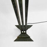 Alfrank Neoclassical Floor Lamp 1990s postmodern Verdigris Column