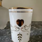 Golden glass carafons