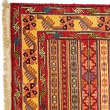 Tapis kilim d’orient persan en laine fait main 156x83 cm