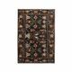 Tapis persan floral noir