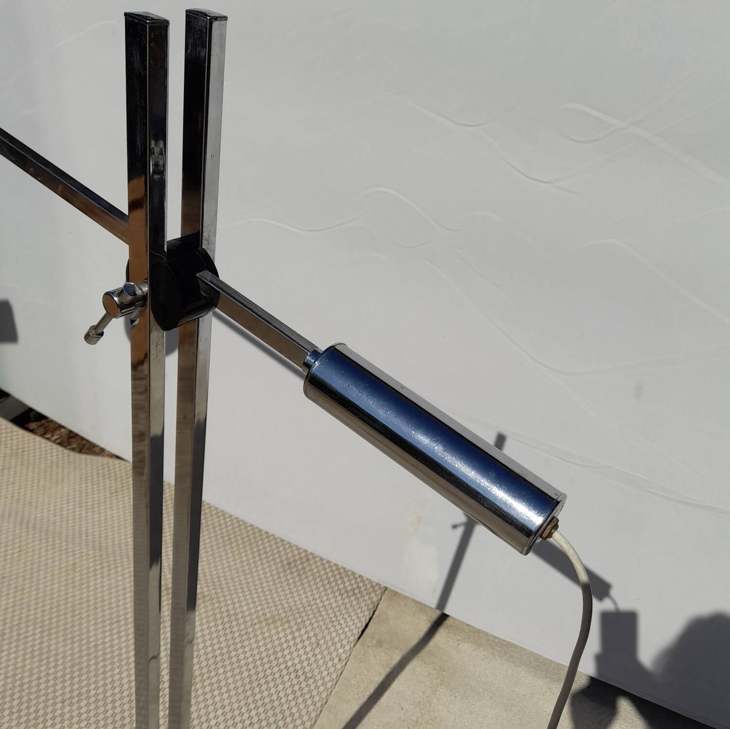 Vintage 1950s mid century counterweight floor lamp